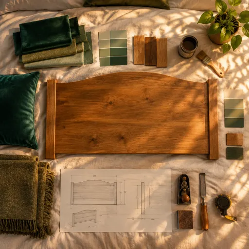 Une tête de lit en bois fait main pour donner du caractère à la chambre